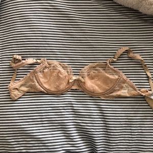 Elle Macpherson dainty balconet lace bra